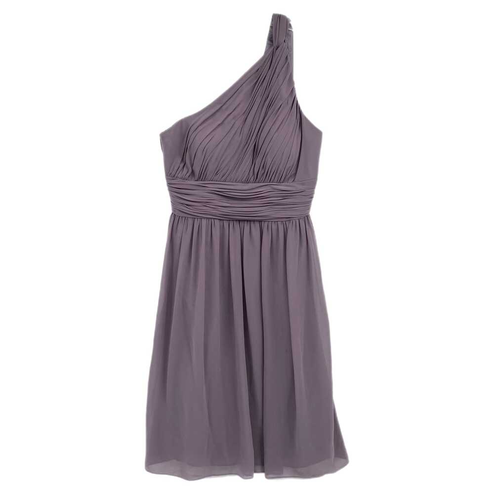 Donna Morgan Purple One Shoulder Mini Dress | Size 10